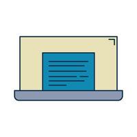 Document File for Productivity Icon vector