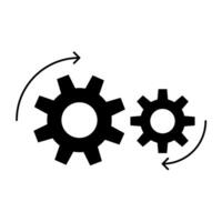 Automation Sign for Productivity Icon vector