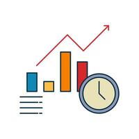 Performance Index for Productivity Icon vector