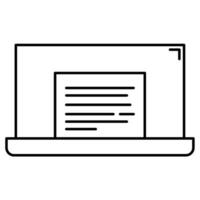 Document File for Productivity Icon vector
