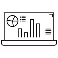 Monitoring System for Productivity Icon vector