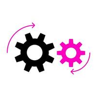 Automation Sign for Productivity Icon vector
