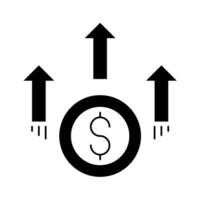 Profit Sign for Productivity Icon vector