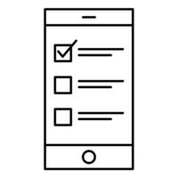To do List for Productivity Icon vector