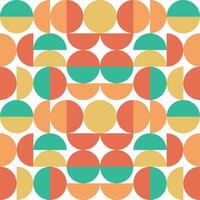 Abstract Circle Pattern Colorful vector