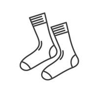 line socks icon element design template vector