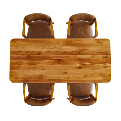 Dining Table Top View PNGs for Free Download