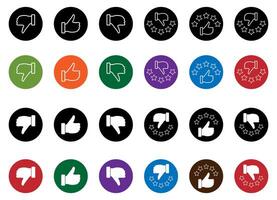 Customer review rating with 5 stars and thumb up feedback. Five star rating badge, review rating icon. vector