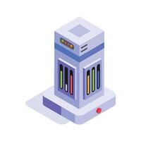Download this premium icon of data server in isometric style vector