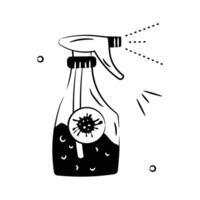 Take a look at this creatively crafted disinfectant spray icon vector