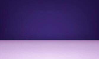 Dark purple Studio background. Space for selling products on the website. Violet Background Empty Room Studio with table. illustration. vector