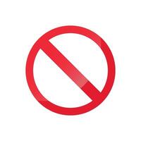 Stop icon in flat style. Warning symbol illustration on isolated background. Do not enter sign business concept. vector