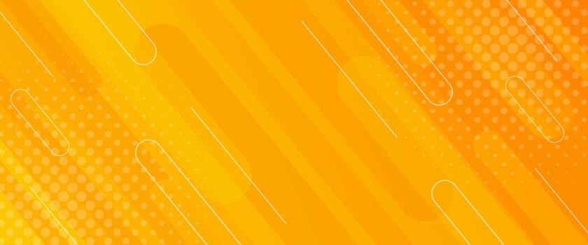 Bright orange abstract gradient banner background with halftone effect. Modern wallpapers. Suitable for templates, sale banners, events, ads, web and pages vector