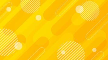 Bright orange-yellow gradient abstract dynamic background. Modern geometric wallpapers. Suitable for templates, sale banners, events, ads, web and pages vector