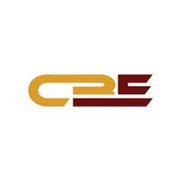 Initial CBE Geometric Simplicity Business Icon Technology Creative Design Logo vector