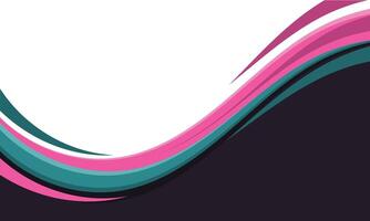 Abstract wavy curved lines modern background vector
