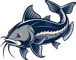 Drawing of a Catfish vector