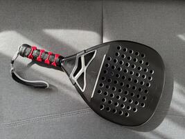 Detail of padel racket handle photo