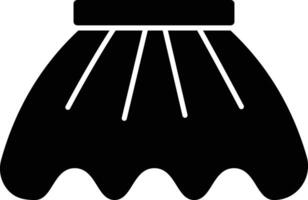 Snowflake solid glyph illustration vector