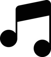 Notes solid glyph illustration vector