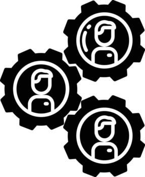 pantalla Disparo sólido glifo ilustración vector