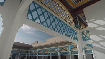 Marrakesh, Morocco - December 7, 2023 - Bahia Palace Palais Bahia - a Sprawling Complex of Gardens, Courtyards, and Rooms with Impressive Moroccan Architecture and Design video