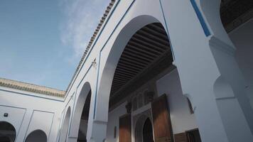 Marrakesh, Morocco - December 7, 2023 - Bahia Palace Palais Bahia - a Sprawling Complex of Gardens, Courtyards, and Rooms with Impressive Moroccan Architecture and Design video