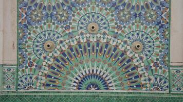 Casablanca, Morocco - December 5, 2023 - Mosquee Hassan II Mosque Moorish Architecture and Details video
