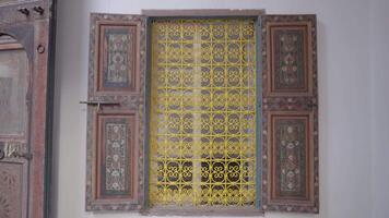 Marrakesh, Morocco - December 7, 2023 - Bahia Palace Palais Bahia - a Sprawling Complex of Gardens, Courtyards, and Rooms with Impressive Moroccan Architecture and Design video