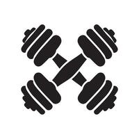Dumbbells silhouette vectors illustration
