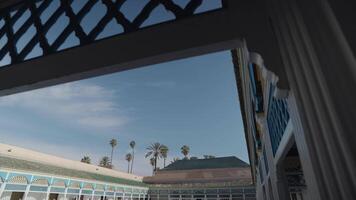 Marrakesh, Morocco - December 7, 2023 - Bahia Palace Palais Bahia - a Sprawling Complex of Gardens, Courtyards, and Rooms with Impressive Moroccan Architecture and Design video