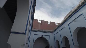 Marrakesh, Morocco - December 7, 2023 - Bahia Palace Palais Bahia - a Sprawling Complex of Gardens, Courtyards, and Rooms with Impressive Moroccan Architecture and Design video