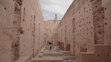 Marrakesh, Morocco - December 7, 2023 - El Badi Ruined Palace Moroccan Architecture and Culture Built in 1578 video