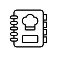 recipe icon design template simple and clean vector