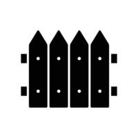 wood fence icon design template simple and clean vector