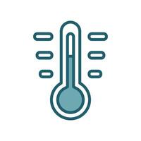 thermometer icon design template simple and clean vector