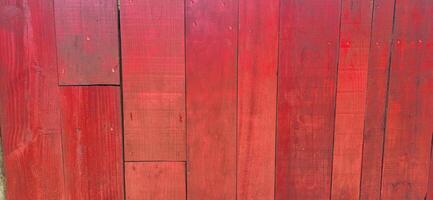 red background of rustic woods with bright colors photo