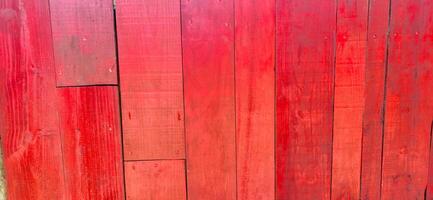 red background of rustic woods with bright colors photo
