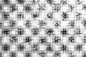 Black dots halftone texture on white background. vector