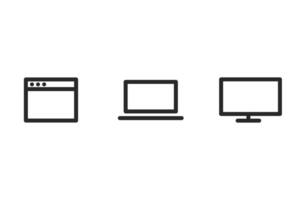 Different multimedia icons set isolated on white background vector