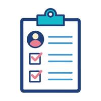Human Resources management illustration template for UI designer vector