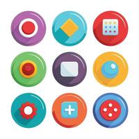 Modern Web button collection for web site. Web design elements for UI designer vector