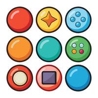 Modern Web button collection for web site. Web design elements for UI designer vector