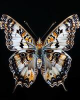 High-Resolution Close-Up Images of Various Insects on Black Background photo