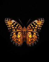 High-Resolution Close-Up Images of Various Insects on Black Background photo
