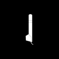 'Canting' Silhouette, Canting is a pen-like tool used to apply liquid hot wax in the batik-making process in Indonesia, more precisely 'batik tulis' or hand-drawn batik. Batik is from Indonesia vector