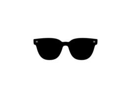 Sun Eye Glasses Silhouette, Front View, Flat Style, can use for Pictogram, Logo Gram, Apps, Art Illustration, Template for Avatar Profile Image, Website, or Graphic Design Element vector