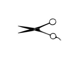 Scissors Silhouette for Pictogram, Art Illustration, Website, Apps, Logo Type or Graphic Design Element vector