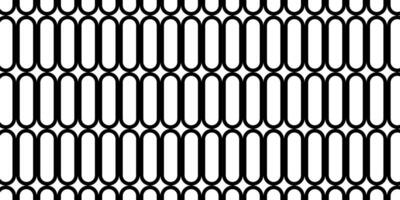 Black geometric Bold Rounded Rectangles Pattern vector