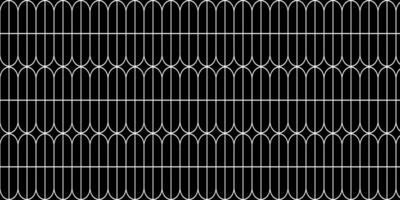 White geometric Rounded Rectangles Lines Pattern vector